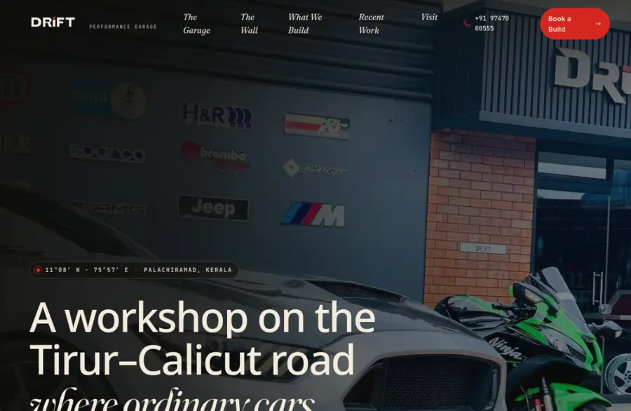 Drift Automotive — live site